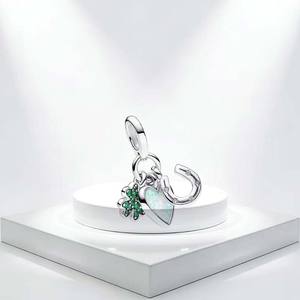 Nouveauté 2026 Pendentif Perle Miroir Magique en Argent 925 Série Océan, Motif Coeur, Conque et Coquille de Baleine, Breloque Exquise DIY, Cadeau Bijou - Product Image 6