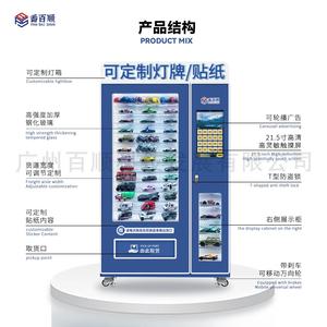 Alloy Car Model Blind Box <b>Bar</b> Toy Gift Delivery Prototype Cosmetics Unmanned Vending Machine - Product Image 2