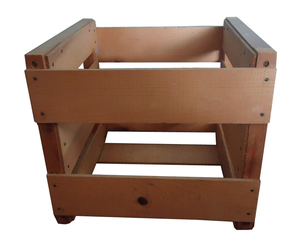 Vinyl Record Holder Wood Crate