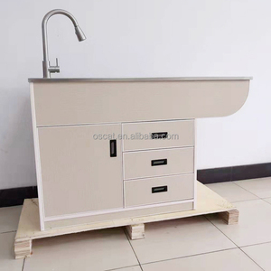 Equipo veterinario OSCAT, mesa de eliminación húmeda de acero inoxidable para laboratorio y Hospital, L1400xW600xH880mm - Product Image 2