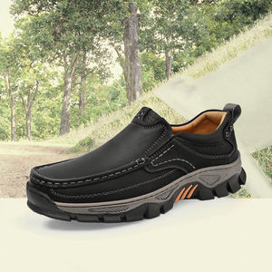 Mocassins de sport décontractés pour hommes en cuir PU à semelle épaisse, nouvelle collection grande taille, style tendance à enfiler pour l'été et l'automne - Product Image 3