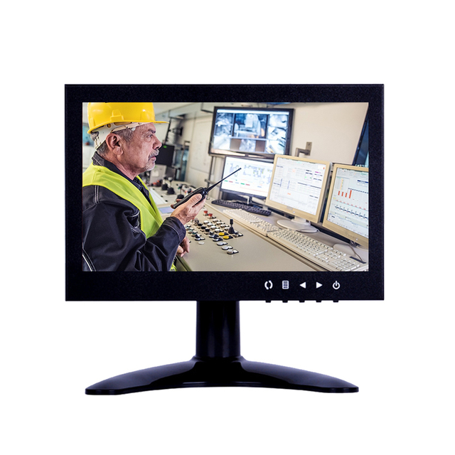 7 Inch IPS HDR Mini LCD Monitor HD 1024x600 with BNC/VGA/AV/ Input for Desktop Use