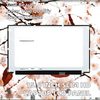Nuevo Panel LCD de Repuesto para Laptop de 15.6 Pulgadas, Delgado, 30 Pines, HD, Marco Estrecho, Brillante, Compatible con Realidad Virtual, B156XTN08.0 NT156WHM-N44