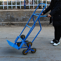 Carretilla para Subir Escaleras de 400 kg, Plegable y Portátil, Carro de Mano, Carro de Soldadura, Plataforma Rodante para Entrega y Mudanza en Almacenes