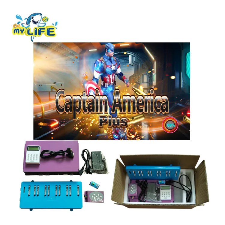 Captain America Plus Basketbal Air Hockey Tafel Muntautomaat Moederbord Gedragen Arcade Vis Spel Software Board Box Kit