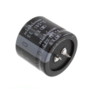 Authorized Distributor LGX2H181MELC30 180 uF Through Hole <b>CAP</b> ALUM 180UF 20% 500V <b>SNAP</b> TH Capacitor - Product Image 1