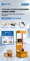 Système de Mesure de Volume Intelligent Intégré Haute Précision Automatisé pour Logistique de Courrier et Entrepôt Express DWS