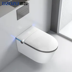 Louças sanitárias modernas de cerâmica automática de luxo, banheiro inteligente inteligente