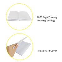 A5 weißes Hardcover gefüttert einfarbiges Notizbuch individuelles Logo gedrucktes Fachjournal Grundlagen