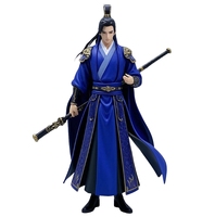 Poupée de collection personnalisée en usine OEM Figurines décoratives de bureau en plastique PVC art traditionnel chinois