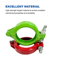 Collier de serrage pour tuyau de pompe à béton J&C Zoomlion en acier inoxydable forgé DN125, raccord rapide testé et certifié, garantie depuis Hunan