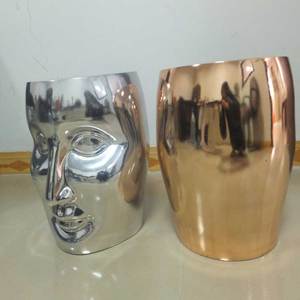 Y064 Moderna Sedia in Fibra di Vetro con Seduta Frontale per Arredamento Sala da Pranzo - Product Image 3