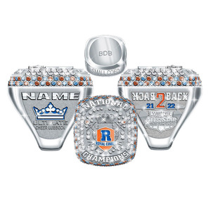 Anillos de Campeonato Deportivos Personalizados con Logotipo, Chapados en Oro Rosa, de Aleación Esmaltada - Product Image 4