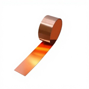 Bobine de cuivre 1000 x 50 x 0,2 mm, souple, non allié, 99,9 % cuivre pur, conducteur flexible pour électronique DIY, modélisme, artisanat, toiture - Product Image 1