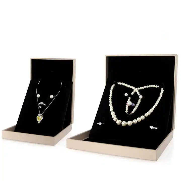 Black Kraft Paper Jewelry Packaging Box For Earrings, Rings, Bracelets,  Necklaces, Vintage Style | SHEIN