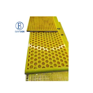 China factory direct sales fine screen mat mesh polyurethane pu high frequency sieve plate