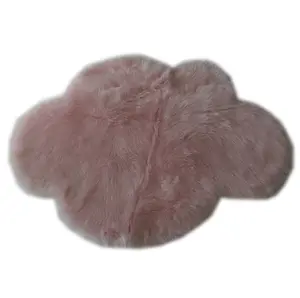 Super Cute Cloud Shape Faux Fur Living Room Area Rug