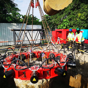 Equipo Hidráulico para Demolición de Hormigón y Extracción de Pilotes con Sistema de Bomba, Color Naranja - Product Image 4