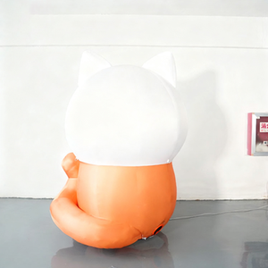 ตุ๊กตา<span class=keywords><strong>แมว</strong></span>การ์ตูนเป่าลมสั่งทำพิเศษสำหรับพื้นที่กลางแจ้งขนาดใหญ่ที่มีไฟประดับ สำหรับตั้งแคมป์ ห้างสรรพสินค้า และของตกแต่งเป่าลม - Product Image 4