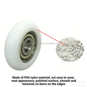 Roue de <span class=keywords><strong>poulie</strong></span> en nylon 5*23*7mm pour porte et fenêtre, roulement 625, rouleau coulissant, résistant à l'usure, fonctionnement silencieux et fluide - Product Image 5