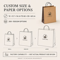Sacs à emporter en papier kraft personnalisés avec poignées pour restaurants asiatiques, emballages alimentaires de marque et commandes en gros