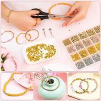 Perles d'espacement étoile boule ronde Rondelle entretoise à facettes coeur fleur perles pour Bracelet boucle d'oreille collier fabrication de bijoux