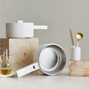Cuisinière électrique instantanée Olayks 2L en acier inoxydable avec affichage numérique, multi-usages pour la maison et les étudiants - Product Image 1