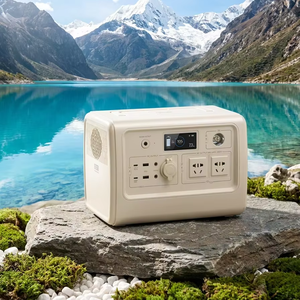 Estación de Energía Solar de <span class=keywords><strong>716Wh</strong></span> y 1000W al por Mayor con Batería LiFePO4 y Cargador Inalámbrico para Exteriores - Product Image 1