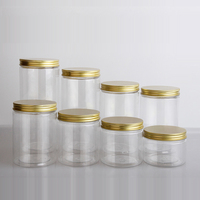 Pots Cosmétiques Vides en Plastique PET avec Couvercles – Récipients à Gommage Corporel 50ml 80ml 100ml 200ml 4oz 6oz 8oz 250ml