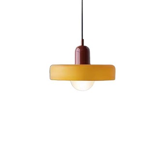 Lampe suspendue en verre minimaliste moderne pour salle à manger, bar, chambre à coucher, lampe Bauhaus colorée et créative, élégante, Dropshipping Shopify - Product Image 1