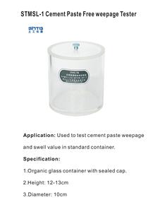 STMSL-1 Testinstrumenten Voor Het Testen Van Cementpasta 'S Om De Wepage-En Zwelwaarde In De Standaardcontainer Te Testen - Product Image 2