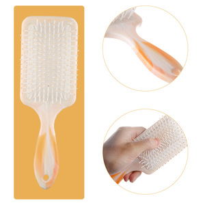 Wanmei Hair Massage Comb Plastic <b>Cushion</b> <b>Rectangular</b> For Hair Styling And Scalp Care - Product Image 2