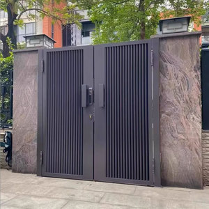 <span class=keywords><strong>Portail</strong></span> <span class=keywords><strong>coulissant</strong></span> en aluminium découpé au <span class=keywords><strong>laser</strong></span>, design personnalisé, style moderne, pour maison de village et usage résidentiel - Product Image 5