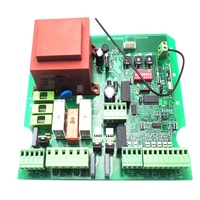 Carte de commande de portail battant à double bras 110/220 V, récepteur PCB 315/433 MHz