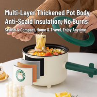 YUEDISI dortoir plaque Mini cuisinière électrique ménage antiadhésif nouilles Pot électrique marmite marmite