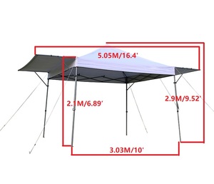 Exposition promotion exposition <span class=keywords><strong>pavillon</strong></span> de Protection UV avec sac à roulettes tente auvent pop-up - Product Image 4