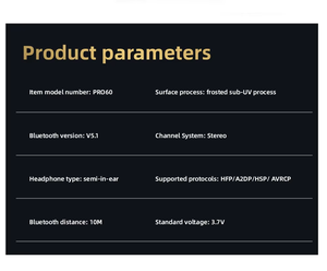 In-ear Tai nghe điện hiển thị đầy màu sắc hơi thở ánh sáng dài tuổi thọ pin loa TWS âm thanh chơi game không dây earbud thể thao - Product Image 5