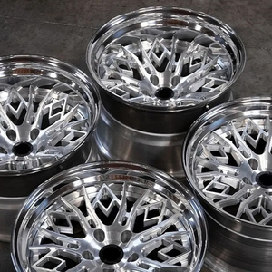 ล้ออัลลอยด์ฟอร์จ 2 ชิ้น 5x114.3 5x130 ขนาด 19 22 24 นิ้ว ขอบขัดเงาตรงกลาง สำหรับรถปอร์เช่ 987 บีเอ็มดับเบิลยู เอ็ม4 เฟอร์รารี่ เมอร์เซเดส ซี - Product Image 4