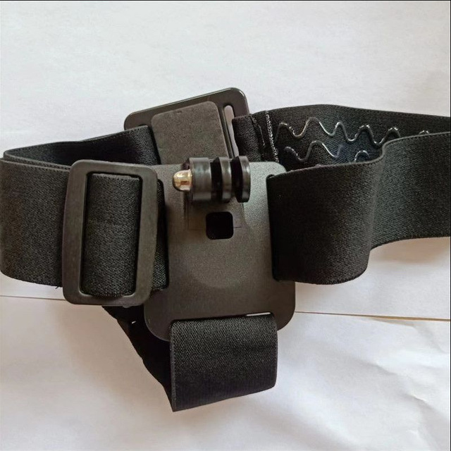 For Action Camera TikTok Live Streaming Accessories Head-Mounted Phone Holder Non-Slip Three-Strap Adjustable Elastic Headband