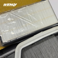 Filtre d'habitacle facile à installer HEPA avec couche de carbone pour voiture électrique – Remplacement, élimination des odeurs, blocage PM2.5 et design à bordure blanche