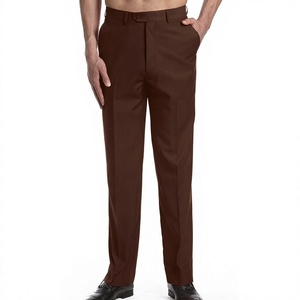 Pantalon de travail classique pour homme grande taille 2026, léger, en polyester, taille haute, coupe ajustée, respirant, couleur unie - Product Image 4