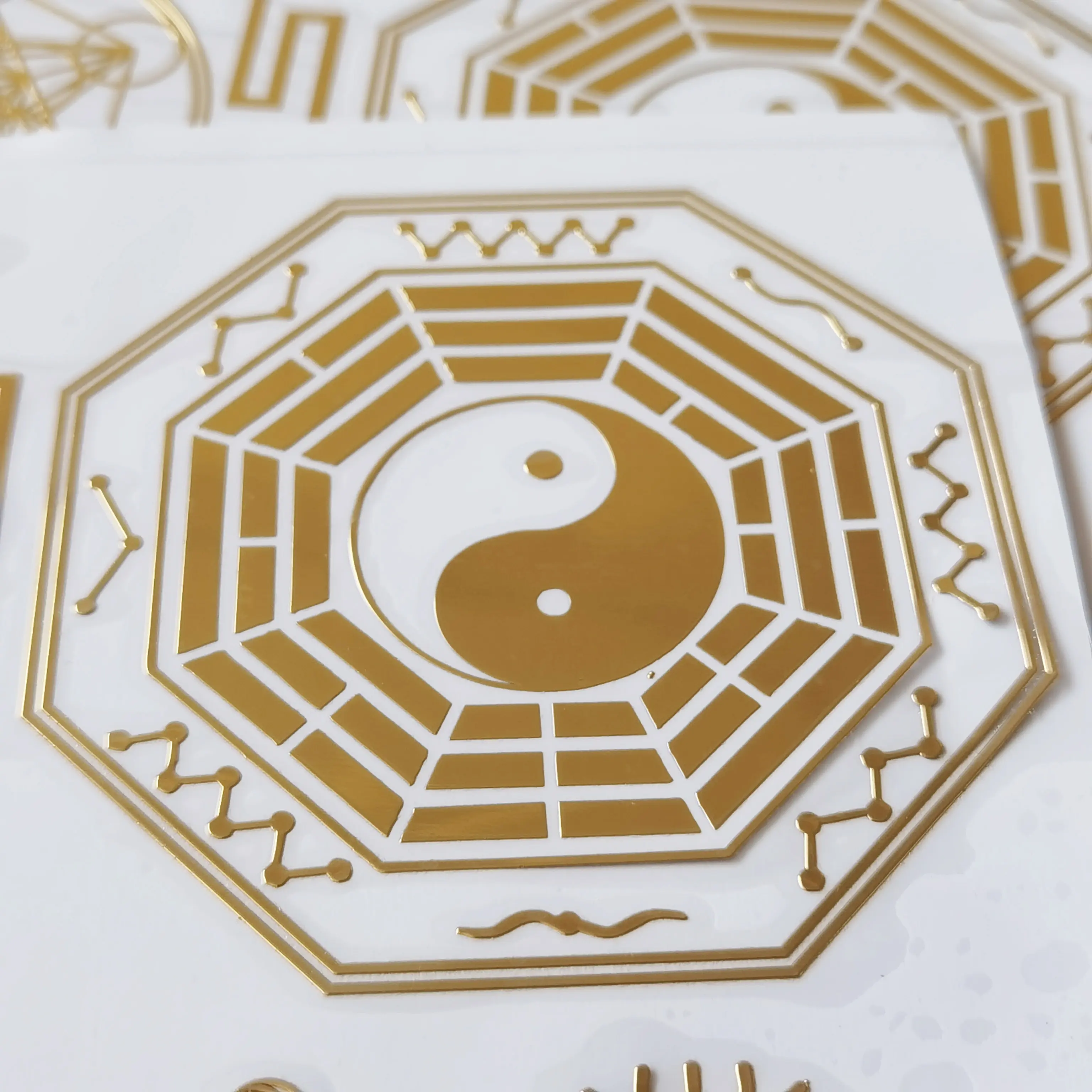 Etichetta adesiva in metallo nichel personalizzato oro Logo adesivo per Notebook elettrodomestico