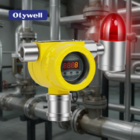 Détecteur de gaz inflammable de type fixe, alarme de gaz méthane CH4, capteur de gaz LEL O2 CO H2S CO2