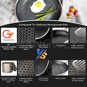 Lüks yeni tasarım 316 paslanmaz çelik TENCERE SETİ sağlıklı mutfak seramiği kaplama kızartma tavaları tencere yapışmaz güveç seti - Product Image 3