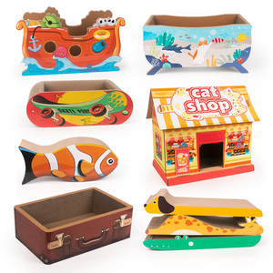 Commercio all'ingrosso oem <span class=keywords><strong>cat</strong></span> <span class=keywords><strong>tree</strong></span> sofa tower tiragraffi in cartone carta ondulata <span class=keywords><strong>cat</strong></span> house bed scratching post pad <span class=keywords><strong>cat</strong></span> scratching board - Product Image 1