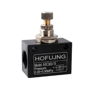 ASC200-08 ASC100-06ชุด ASC ASC300-15 ASC300-10ควบคุมการไหลของอากาศแบบ PNEUMATIC ทางเดียว - Product Image 1
