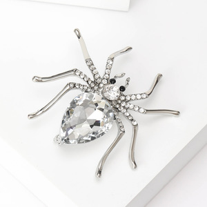 Joyería de moda, broches de araña de diamantes de imitación chapados en oro para <span class=keywords><strong>mujer</strong></span>, diseño creativo, accesorios para disfraces de <span class=keywords><strong>Halloween</strong></span>, broche de solapa para hombre - Product Image 3