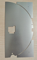 Circuit imprimé LED en forme d'éventail personnalisé, base en aluminium MCPCB, dissipation thermique élevée, circuit imprimé LED semi-circulaire pour éclairage industriel