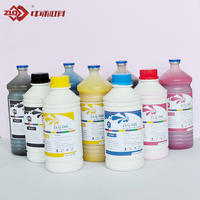 Tintas de Impresión de Inyección de Tinta de Formato Ancho de Alta Fluidez para Sublimación para Impresoras de Gran Formato, Antiobstrucción, Botella de 1L, CMYK LC