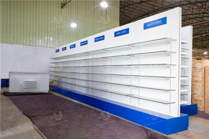 ชั้นวางสินค้ากระจก<span class=keywords><strong>ส</strong></span>ำหรับร้านค้าปลีก ซุปเปอร์ยู ช็อป ฟิตติ้ง รับออกแบบและผลิตชั้นวางสินค้าติดผนัง<span class=keywords><strong>ส</strong></span>ีขาวตามสั่ง - Product Image 3